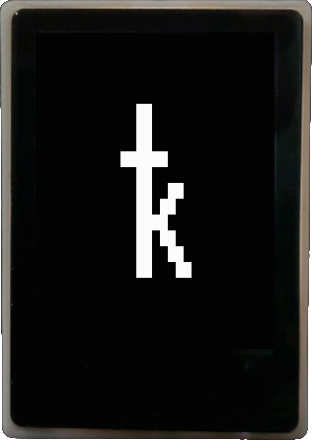 Krux running on a Yahboom K210 touchscreen device